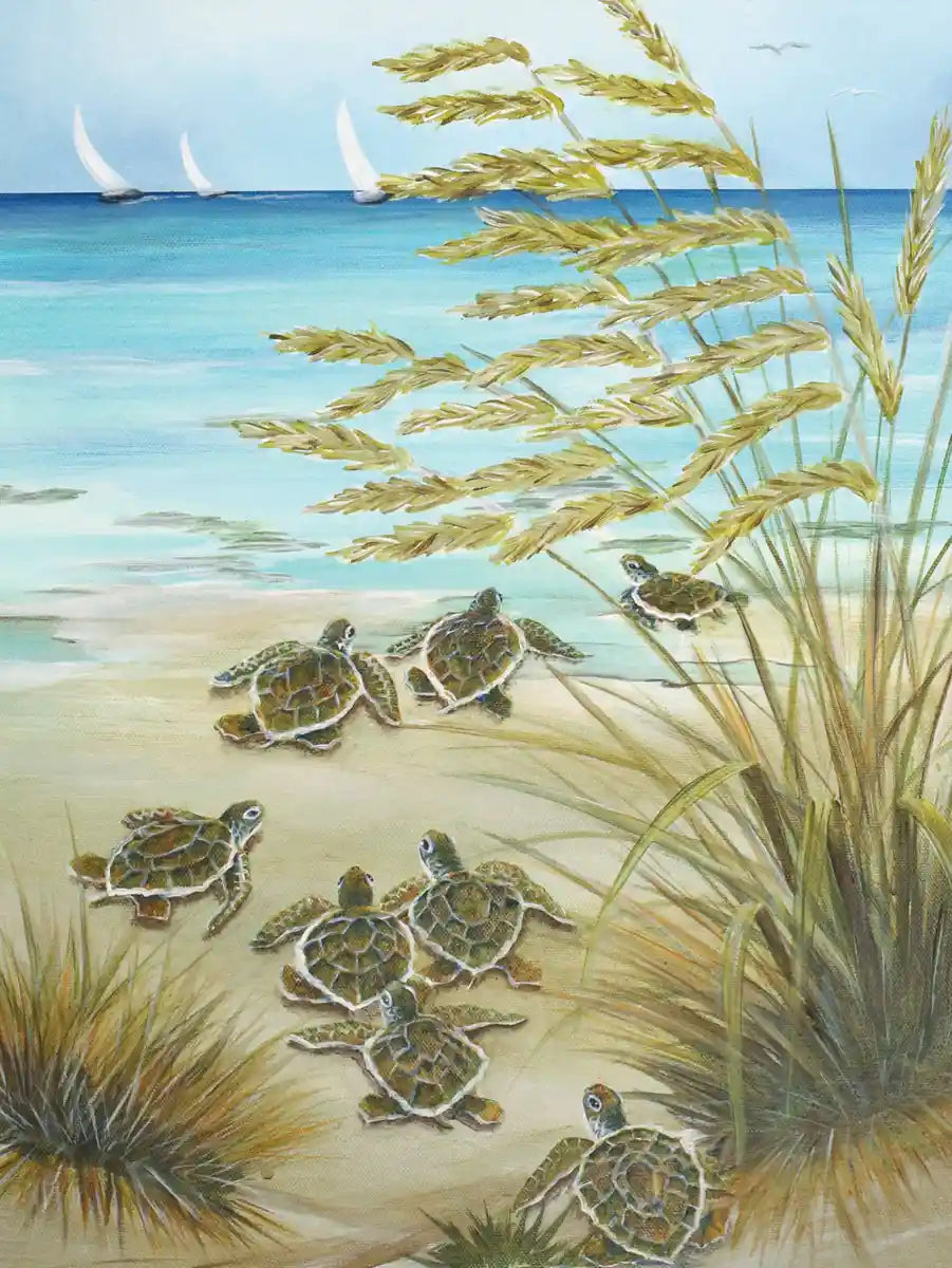 "Turtle March" 550 Piece Jigsaw Puzzle by Heritage 30711