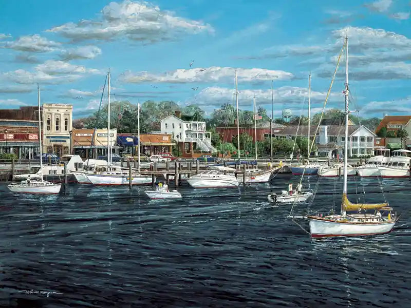 "Front Street Beaufort" 550 Piece Jigsaw Puzzle by Heritage 50518