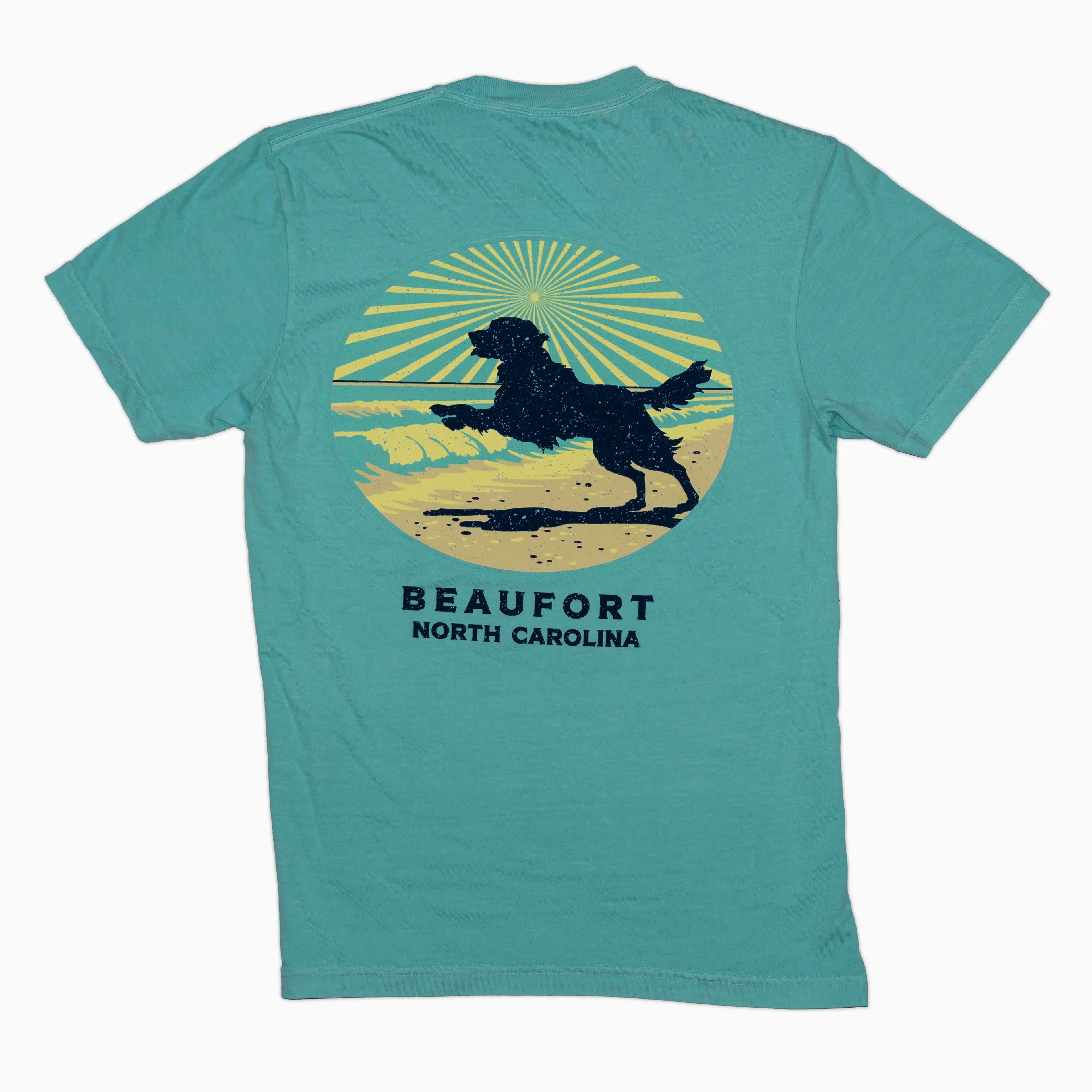 Beach Dog Short Sleeve Adult Tee