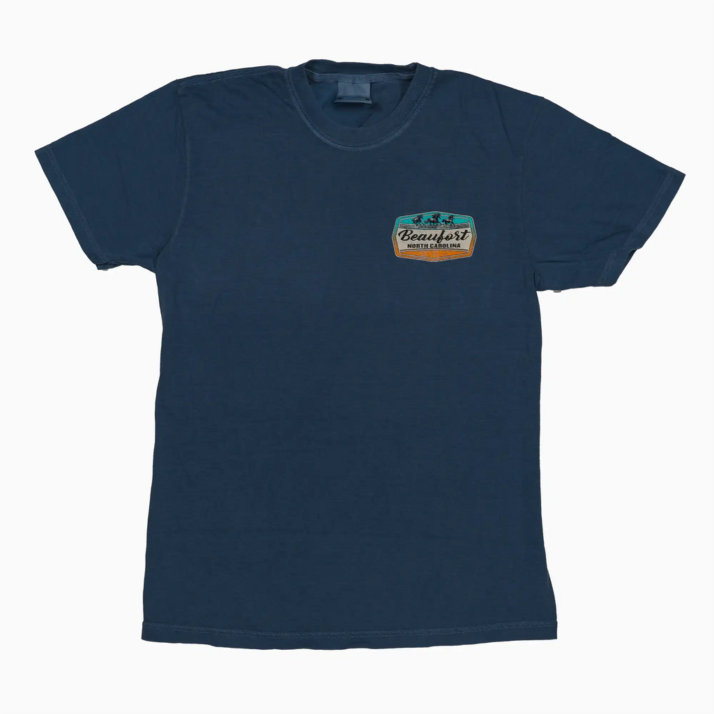 Beaufort, NC Wild Horses Adult T-Shirt