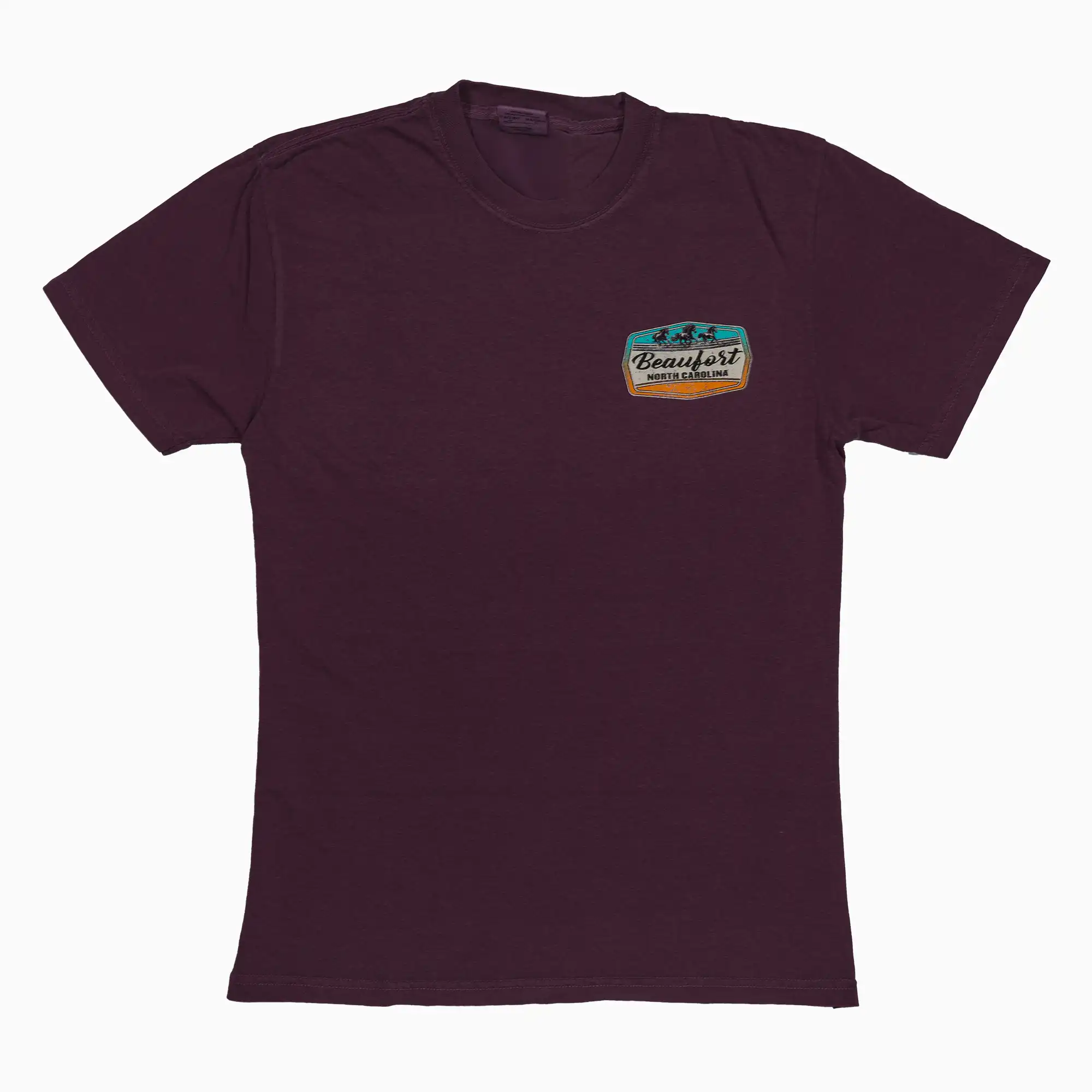 Beaufort, NC Wild Horses Adult T-Shirt