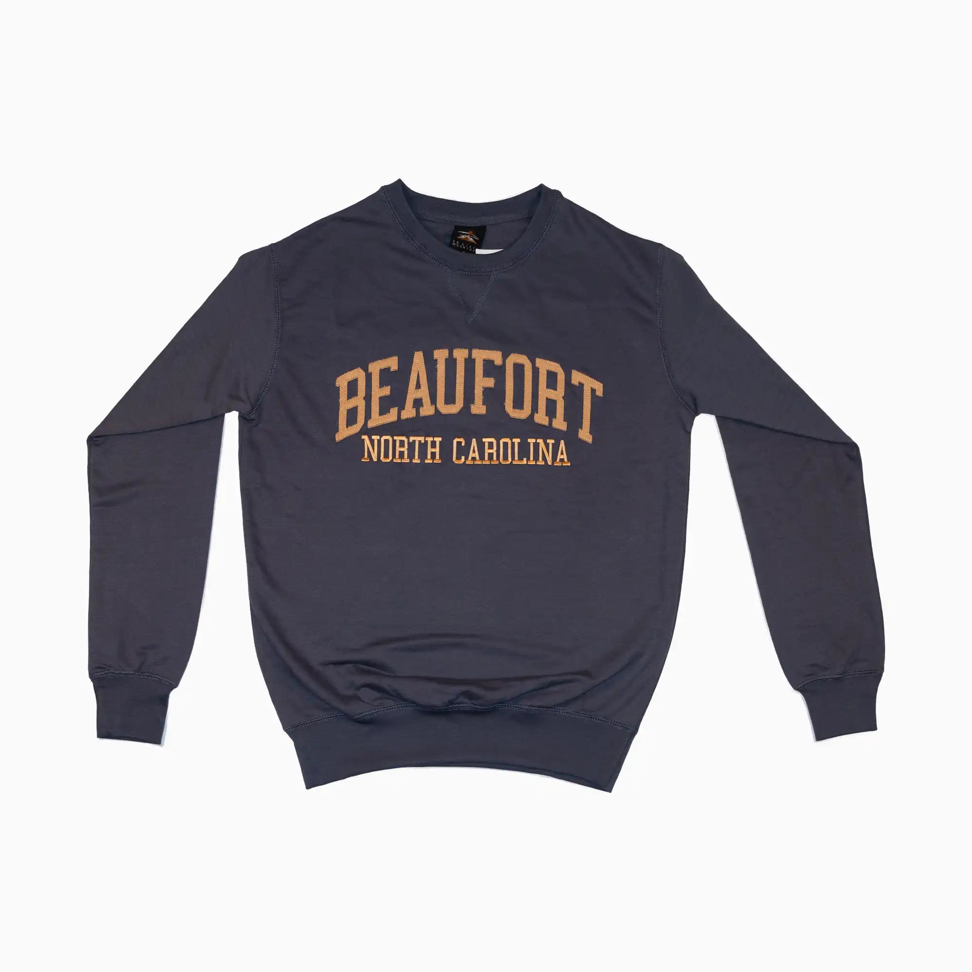 Beaufort NC Stitched & Embroidered Lightweight Crew Sweatshirt