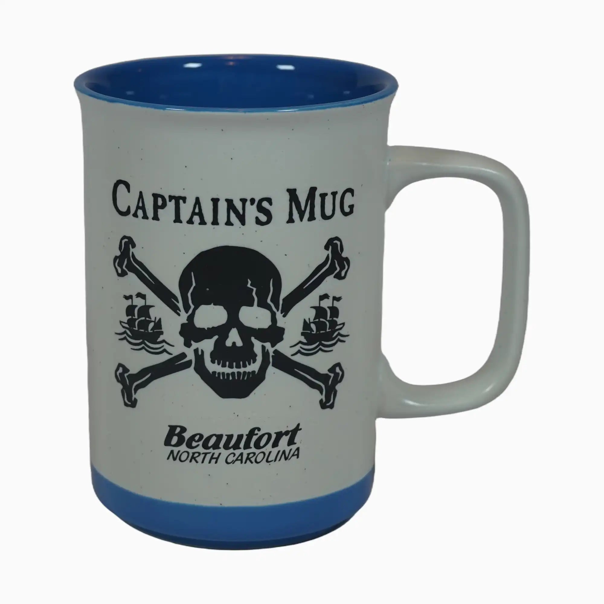 Beaufort North Carolina Skull and Crossbones Captains Mug