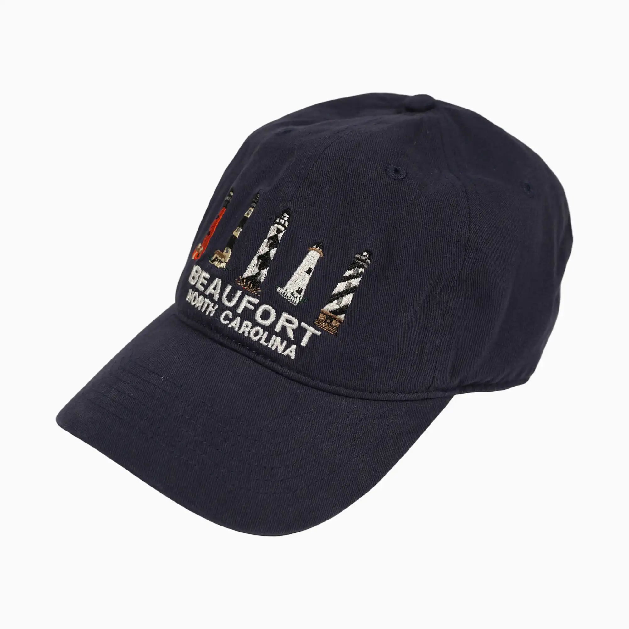 Beaufort, NC Lighthouses 100% Cotton Hat