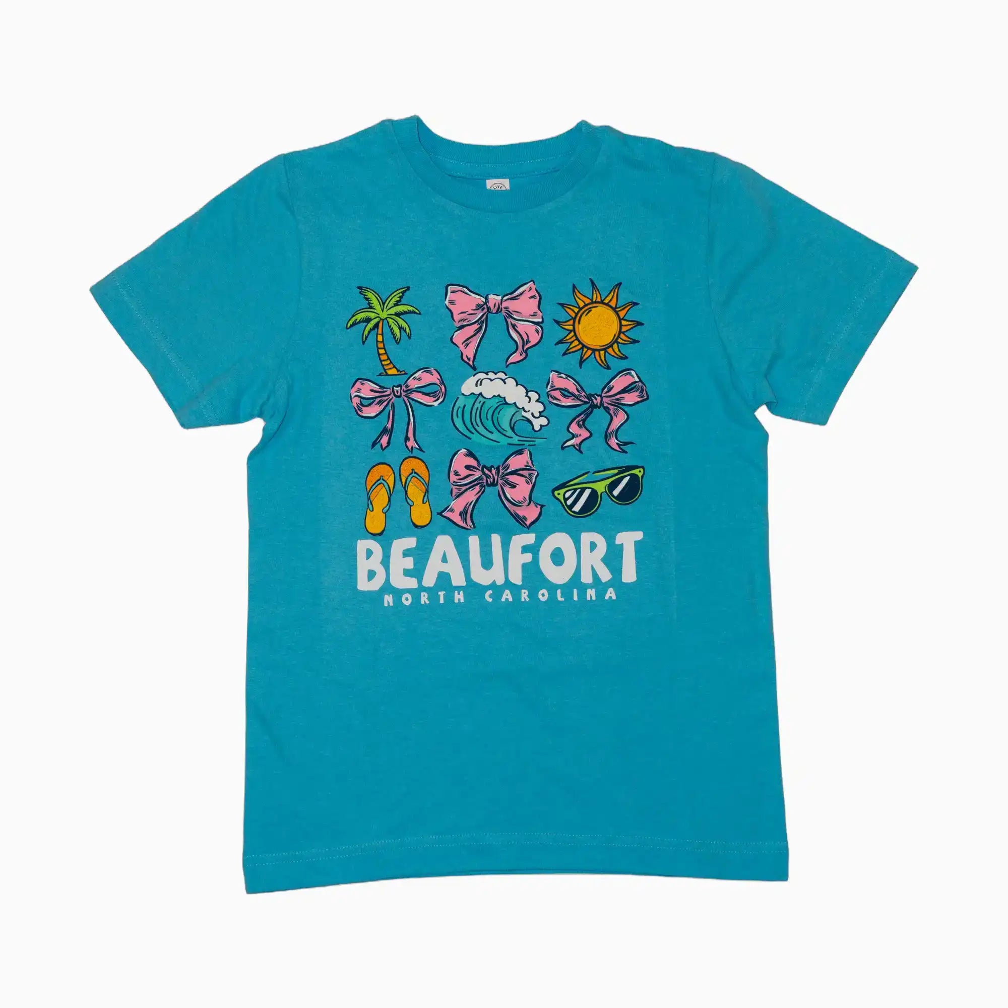 Beaufort, North Carolina Glow In The Dark Kids T-Shirt