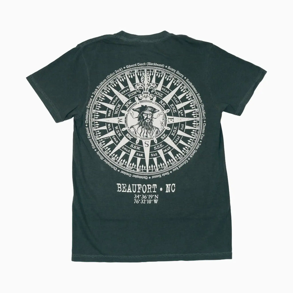 Blackbeard Compass Short Sleeve Adult Tee