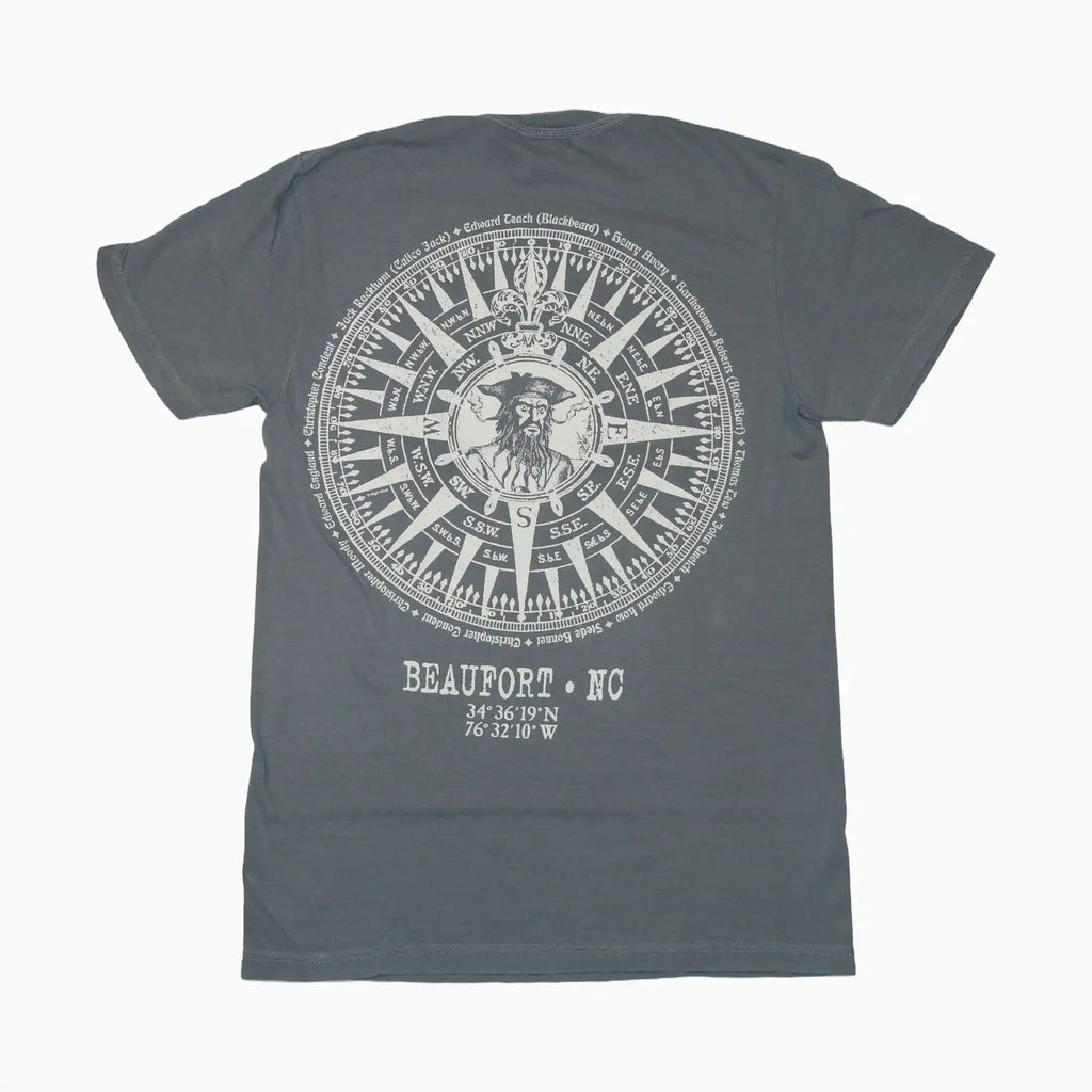 Blackbeard Compass Short Sleeve Adult Tee