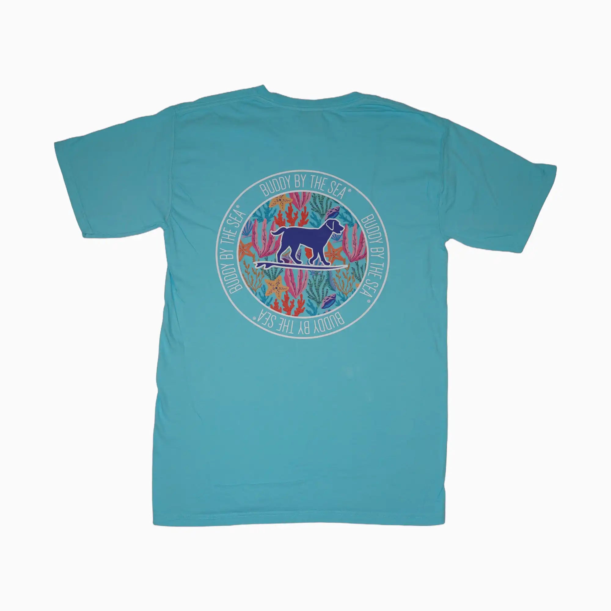 Buddy By The Sea Circle Adult Tee