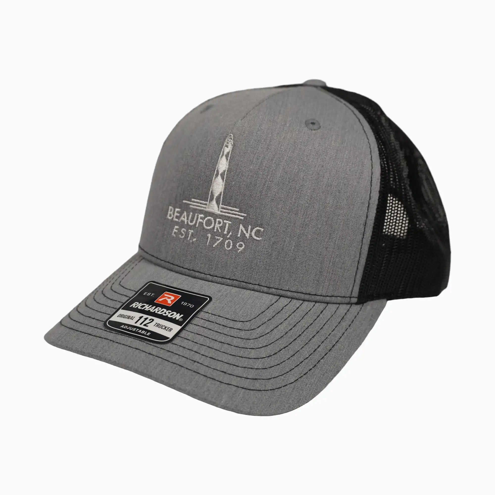 Cape Lookout Lighthouse Beaufort, NC 1709 Adult Trucker Hat