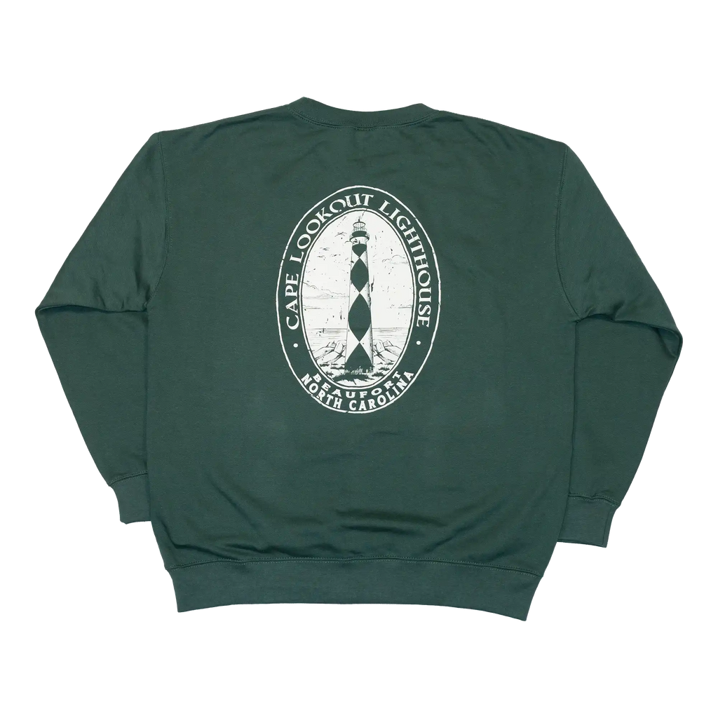 Cape Lookout Lighthouse Crewneck Sweatshirt