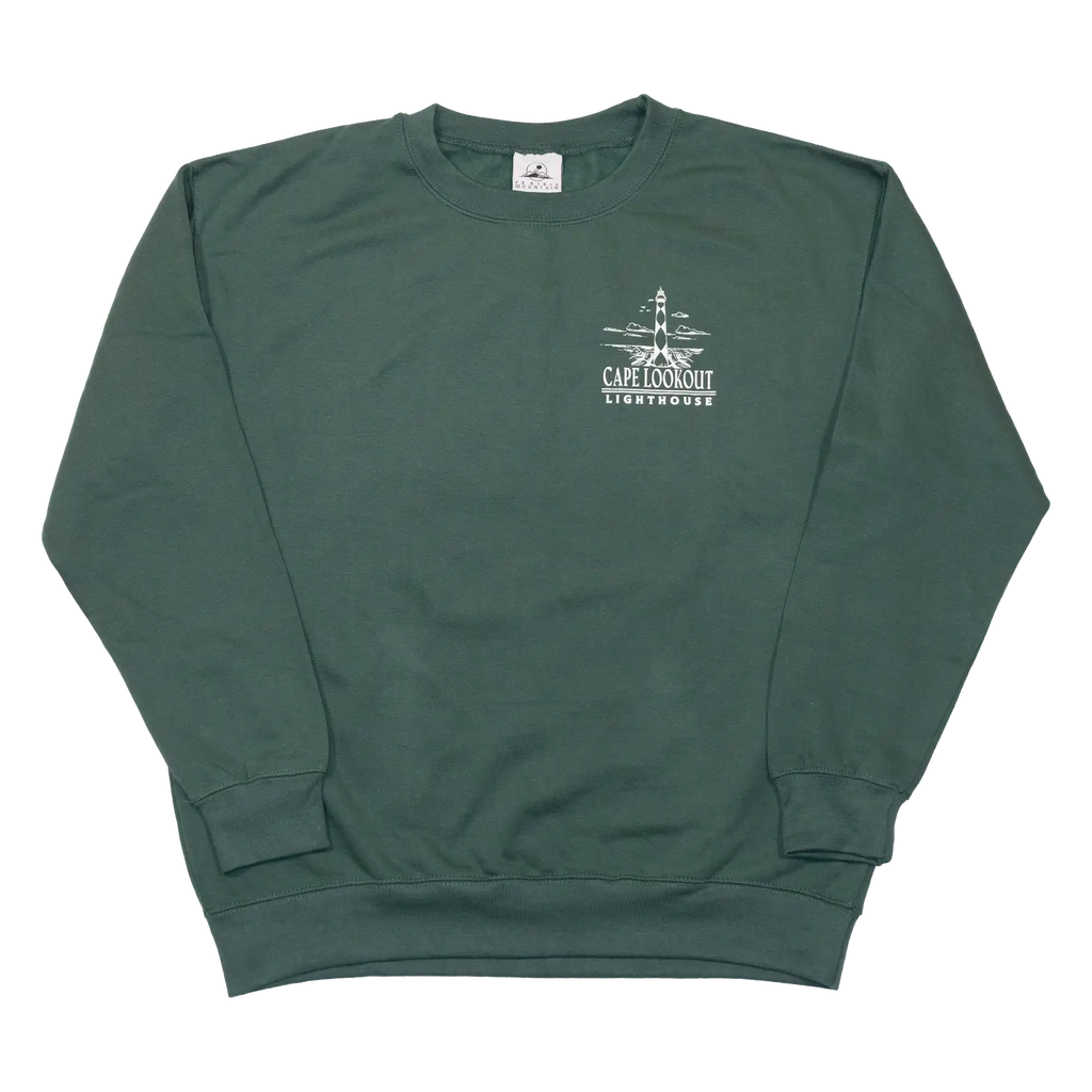 Cape Lookout Lighthouse Crewneck Sweatshirt