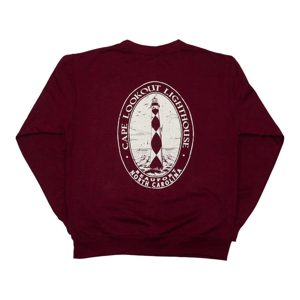 Cape Lookout Lighthouse Crewneck Sweatshirt