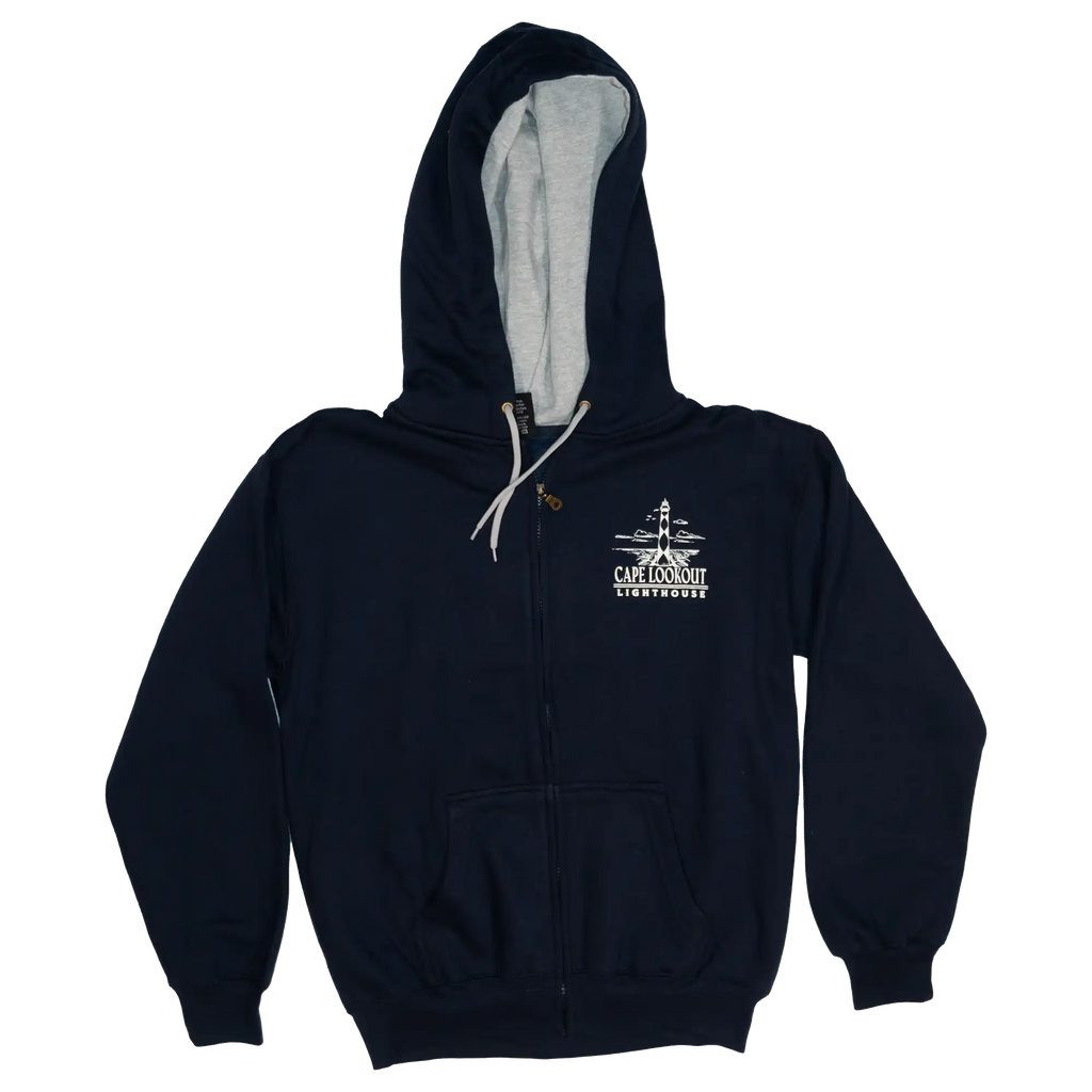 Cape Lookout Lighthouse Full-Zip Hoodie