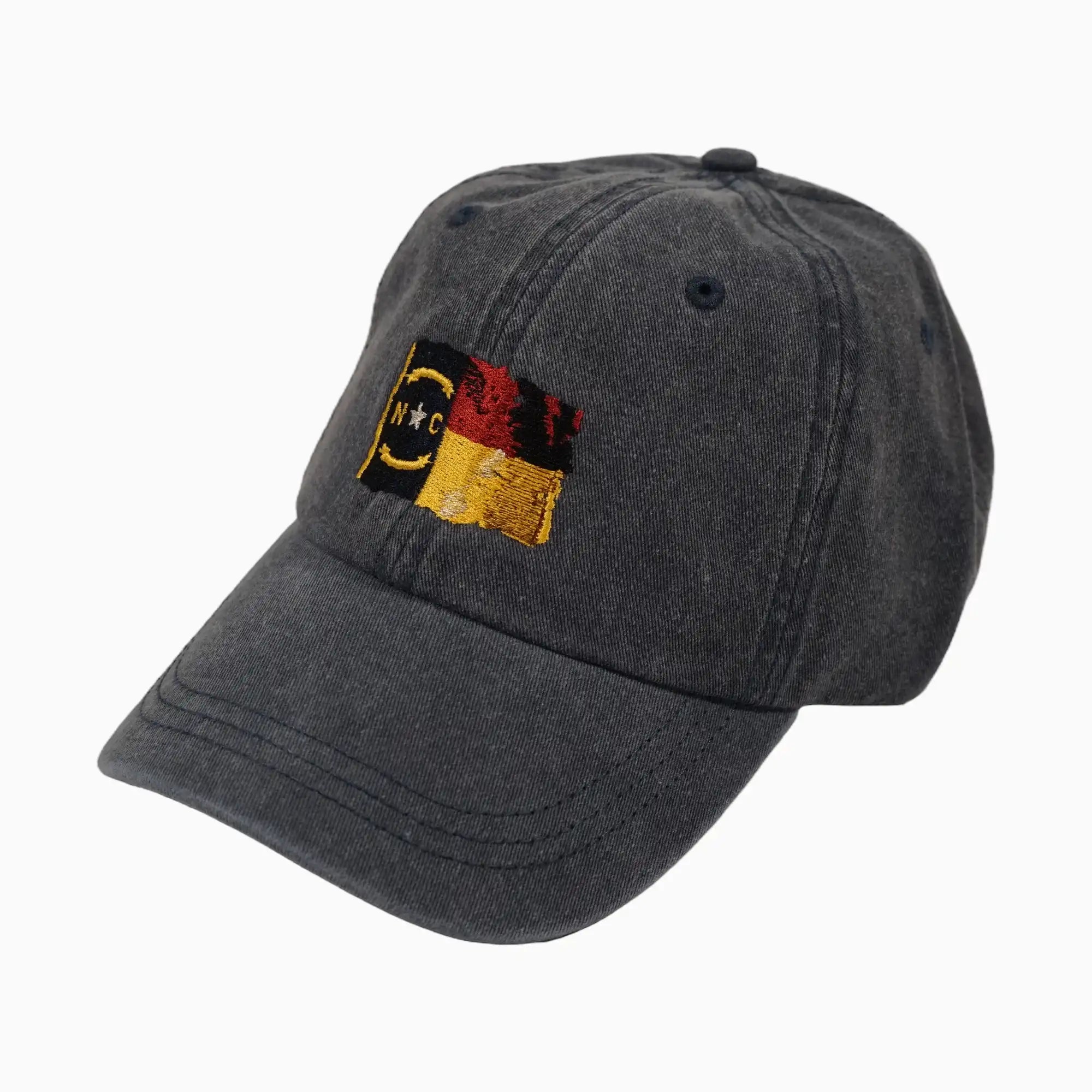 North Carolina Flag 100% Cotton Navy Adult Hat