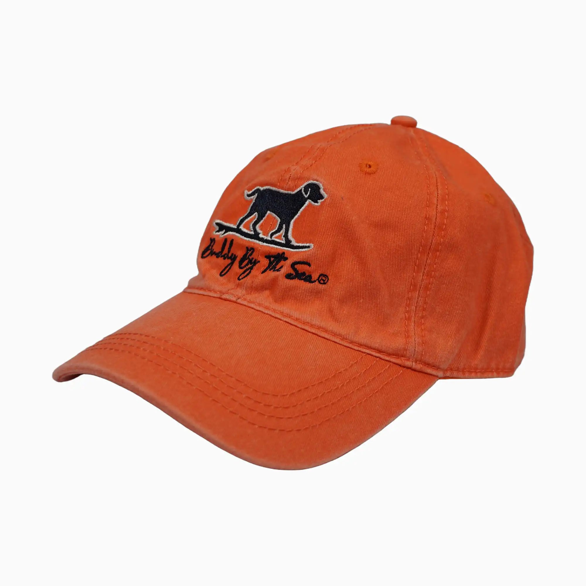 Buddy By The Sea 100% Cotton Coral Adult Hat