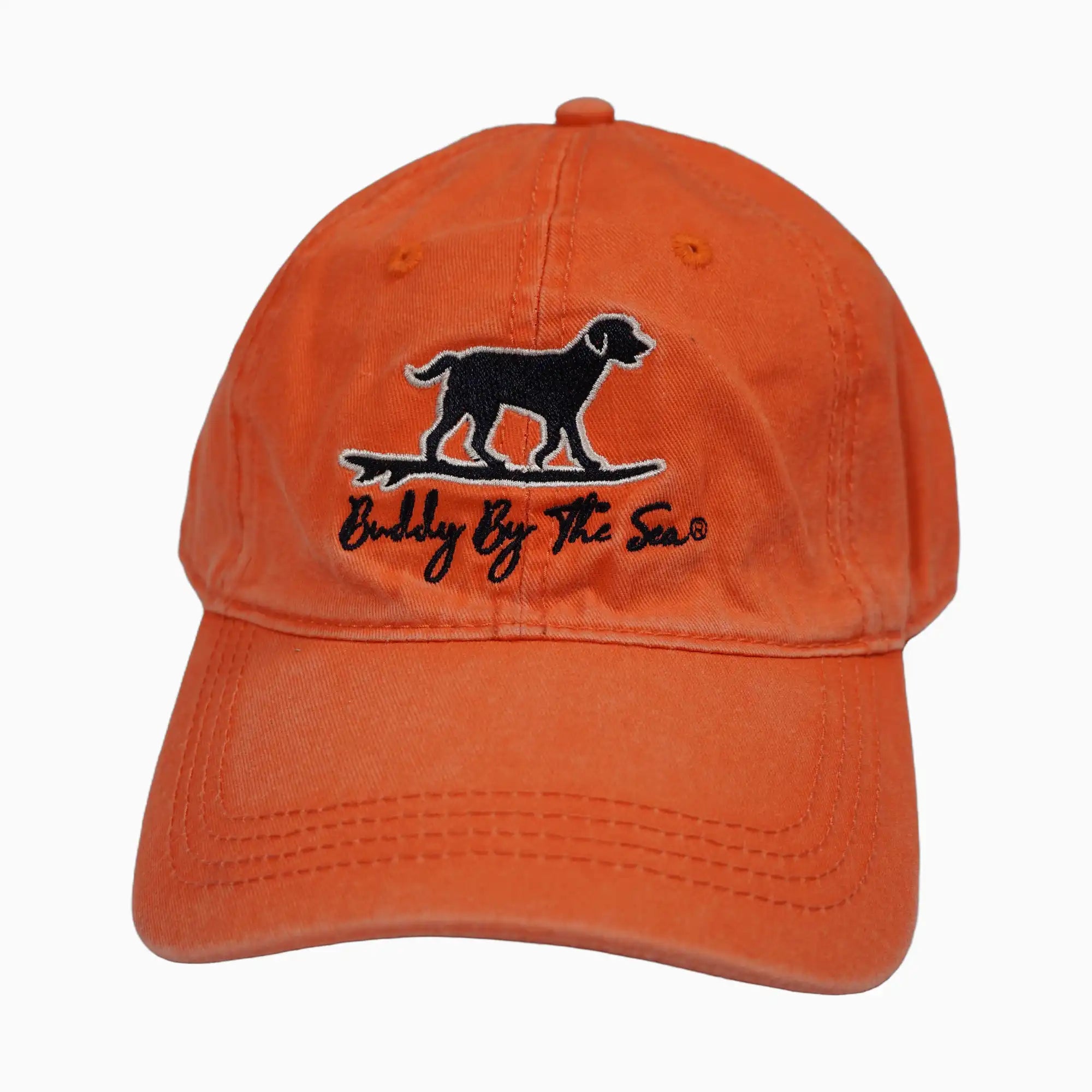 Buddy By The Sea 100% Cotton Coral Adult Hat