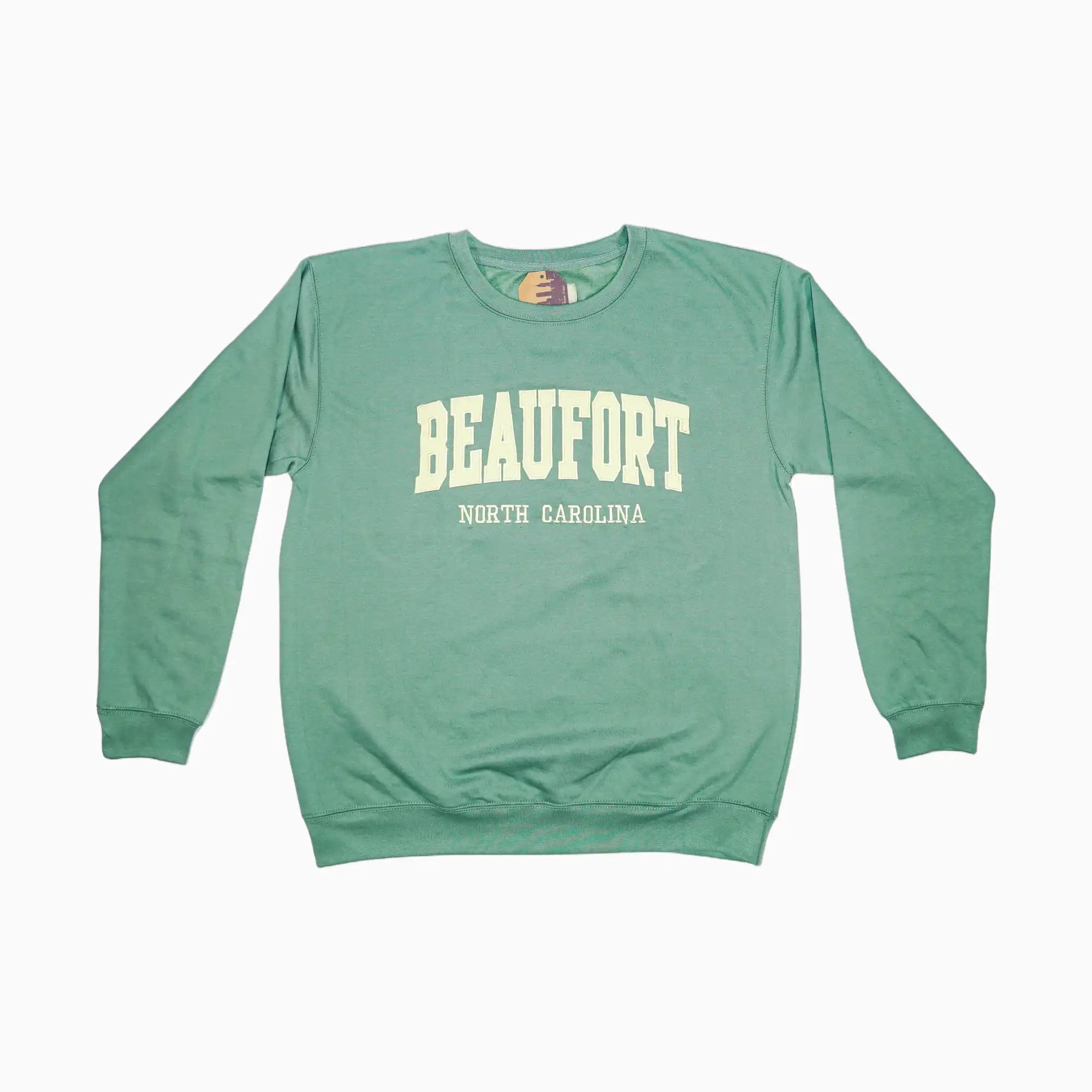 Beaufort, North Carolina Stitched Varsity Crew Sweatshirt