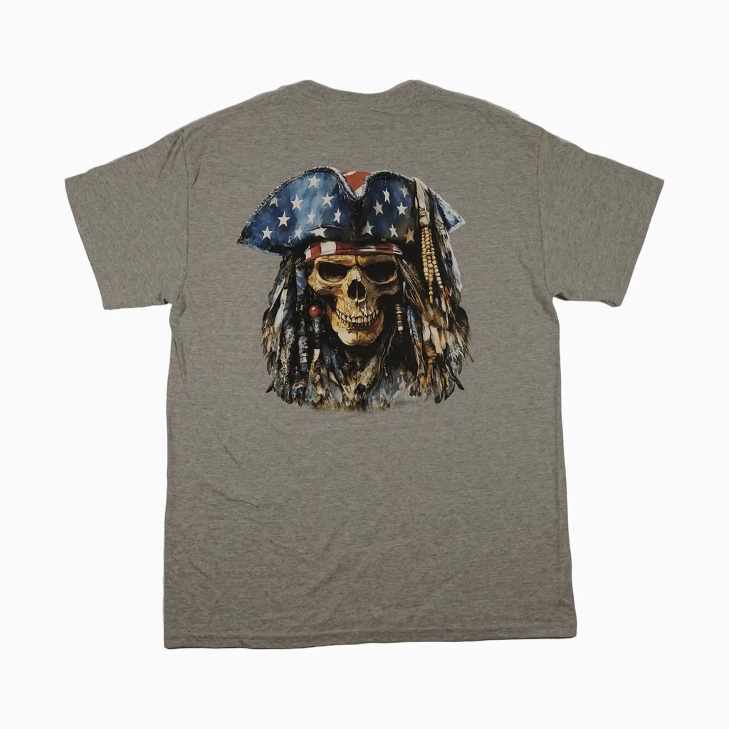 USA Pirate Beaufort, NC Adult T-Shirt